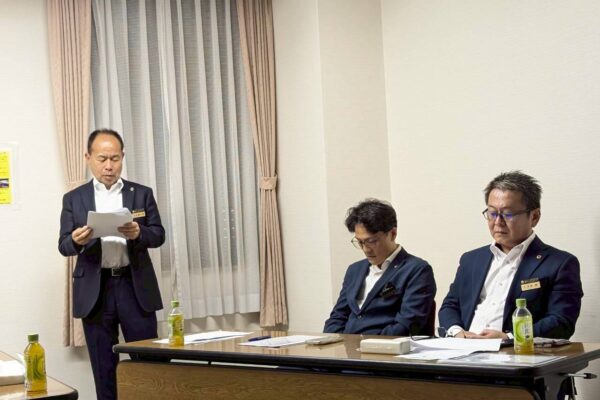 2025年8月21日8月第ニ例会　越谷市民まつり・愛のチャリティーゴルフ大会に向けた説明例会